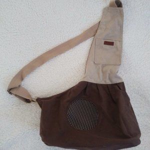 Small Pet Cross-body Carrier Breathable Tote Bag